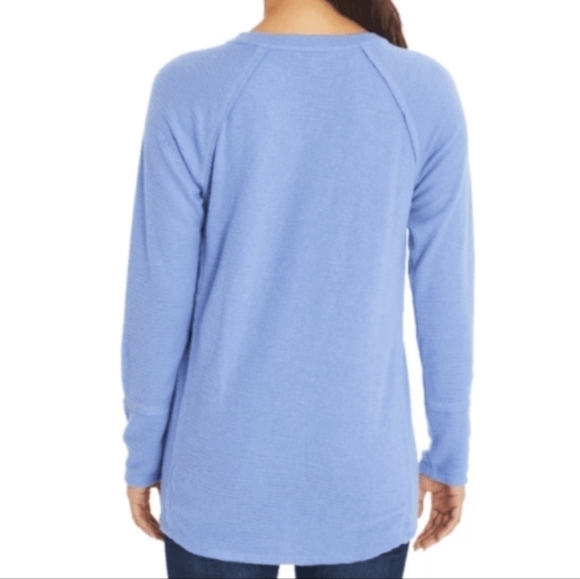 Wildfox Haley Brushed Thermal Sweater in Purple Orchid Size Small NWT - Picture 3 of 10